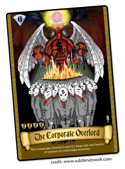 The Corporation Overlord Card