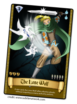 The Lone Wolf Card