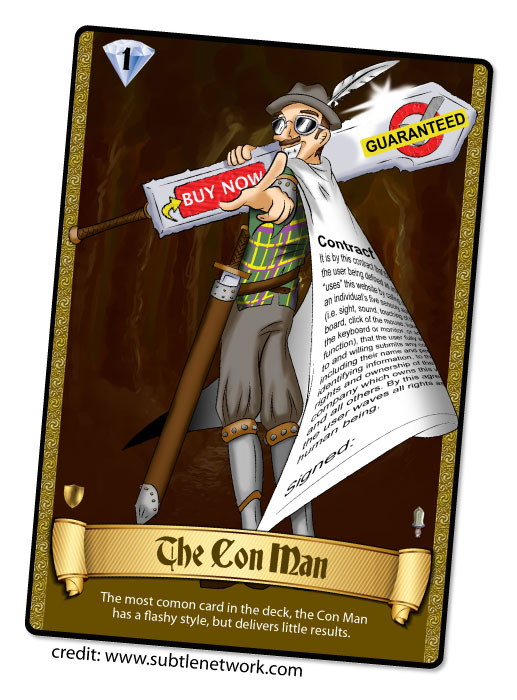 The Con Man Card