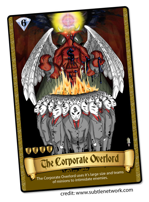 The Corporation Overlord Card