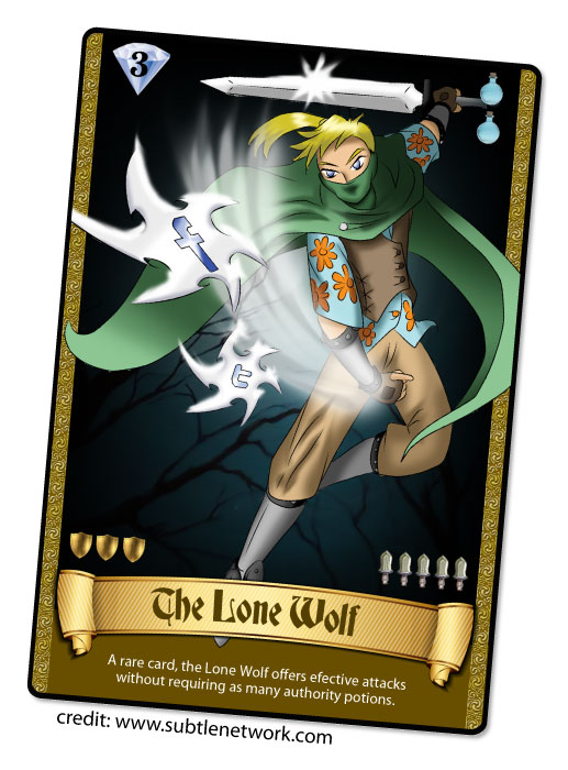 The Lone Wolf Card