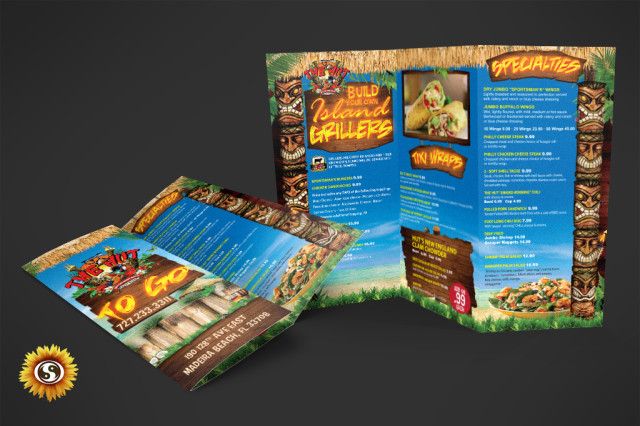 The Hut Bar and Grill Brochure