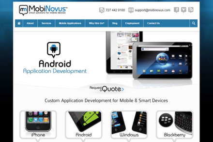 MobiNovus Homepage