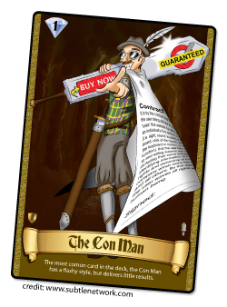 The Con Man Card